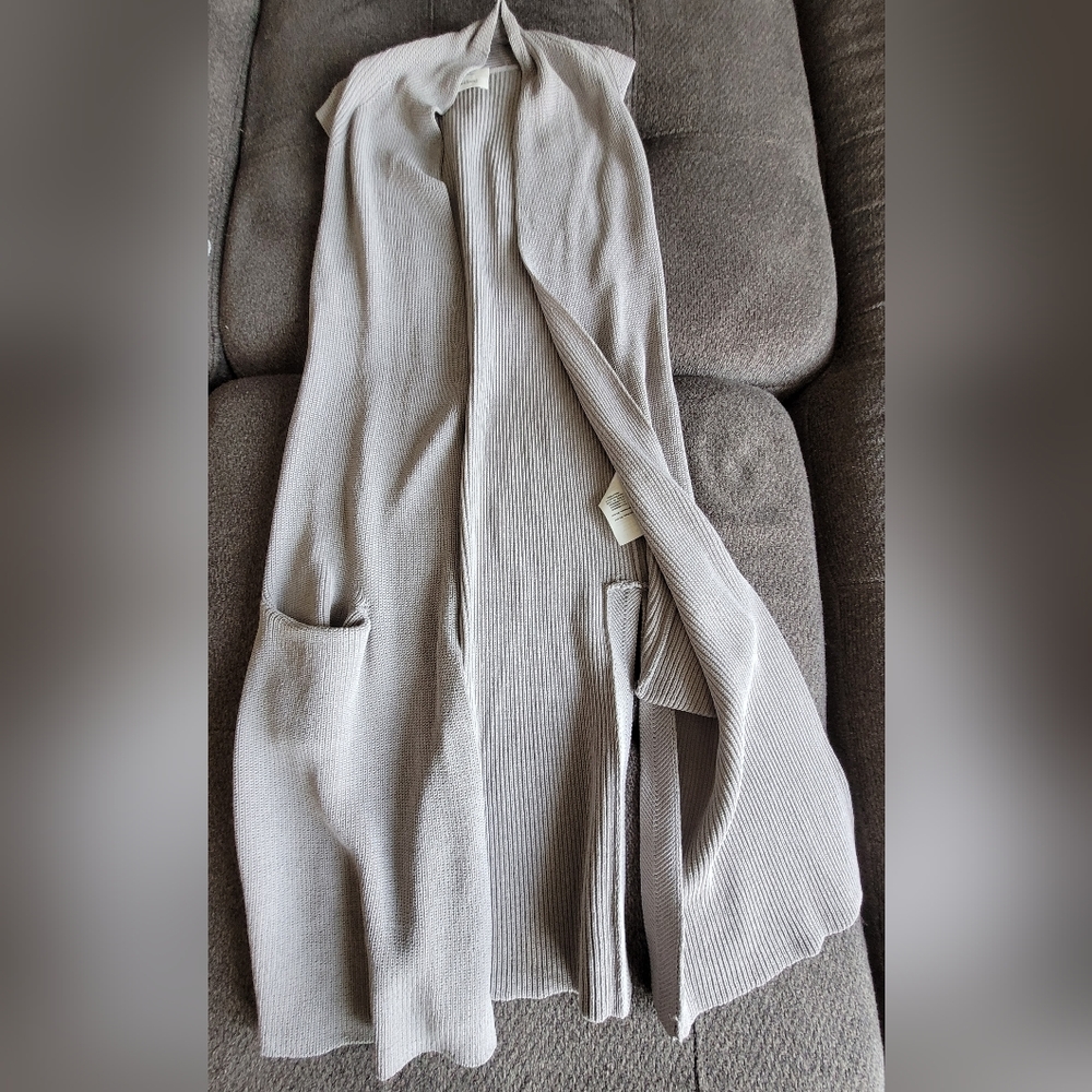Wilfred Cream Ribbed Knit Top - Picture 2 of 8